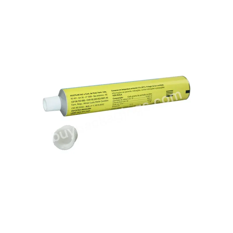 Oem Odm Diameter 13.5-40mm Pharmaceutical Ointment Packaging Tube - Buy Medicine Cream Tube,Aluminum Collapsible Tube,Ointment Tube.