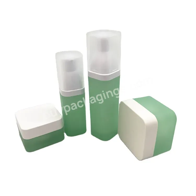 Oem Oem 15ml 30ml 50ml 100ml Square Frosted Personal Care Cosmetic Lotion Bottles Logo - Buy Blue Frosted Cosmetic Bottle,Square Bottles For Cosmetics,Cosmetic Acrylic Lotion Bottles.