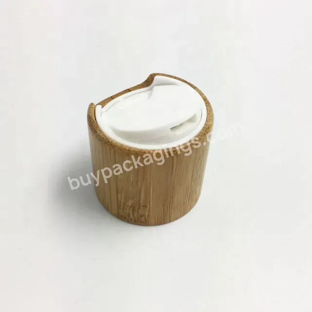 Oem Oem Custom 24/410 Bamboo Material Disc Top Cap,Bamboo Cap - Buy 24/410 Bamboo Disc Top Cap,Bamboo Cap For Shampoo,24/410 Bamboo Disc Cap.