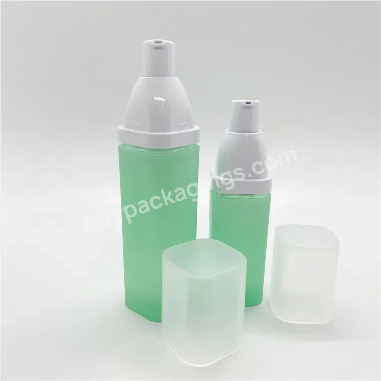 Oem Oem Custom Airless Pump Bottle Empty Refillable Bottles Travel Face Cream Lotion Cosmetic Container Plastic Empty Makeup Jar Box - Buy Airless Pump Bottle,Makeup Jar,Face Cream Bottles.