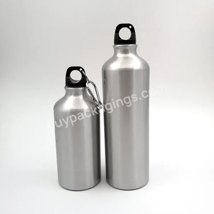 Oem Oem Custom Natural Silver Aluminum Sport Water Bottle With Screw Cap And Keyring Manufacturer/wholesale - Buy 300ml Aluminum Sport Water Bottle,Aluminum Sport Water Bottle With Carabiner,300ml Sport Water Bottle.