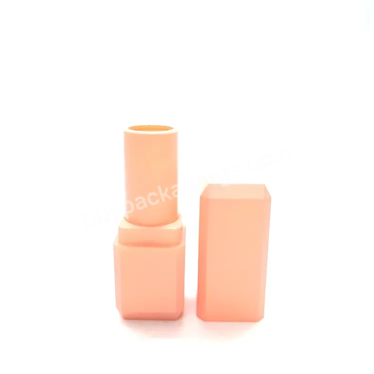Oem Oem Hiqh Quality Lipstick Tubes Square Matte Pink Lipstick Container With Private Label Empty Makeup Lipstick Packaging My Own Logo - Buy Lipstick Container,Lipstick Tube,Lipstick Packaging.