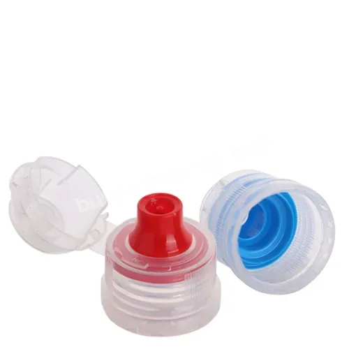 Oem Oem Logo 28mm Red Flip Top Cap For Sport Water Bottle Manufacturer/wholesale - Buy Flip Top Cap,Sports Bottle Cap,Plastic Caps With Security Ring.