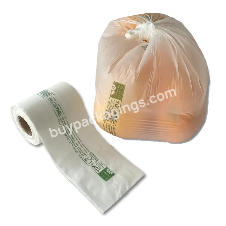 Oem Organic Garbage Bags Biodegradable Bpi Certified Dog Poop Pet Garbage Bag On Roll - Buy Pet Garbage Bag,Oem Organic Garbage Bags,Dog Poop Bag.