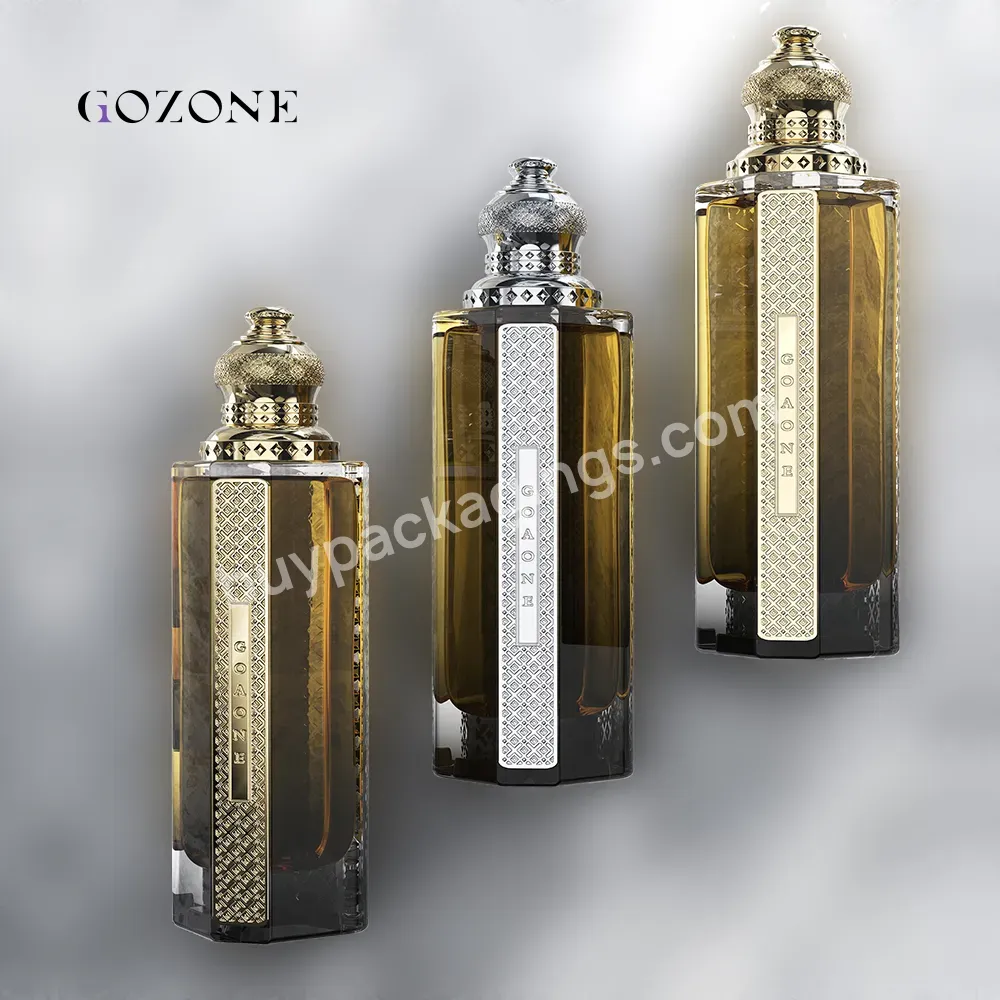 Oem Zamac Men Dubai Fancy Round Cologne Customize Fragrance Oud Luxury Perfume Bottles 50 Ml