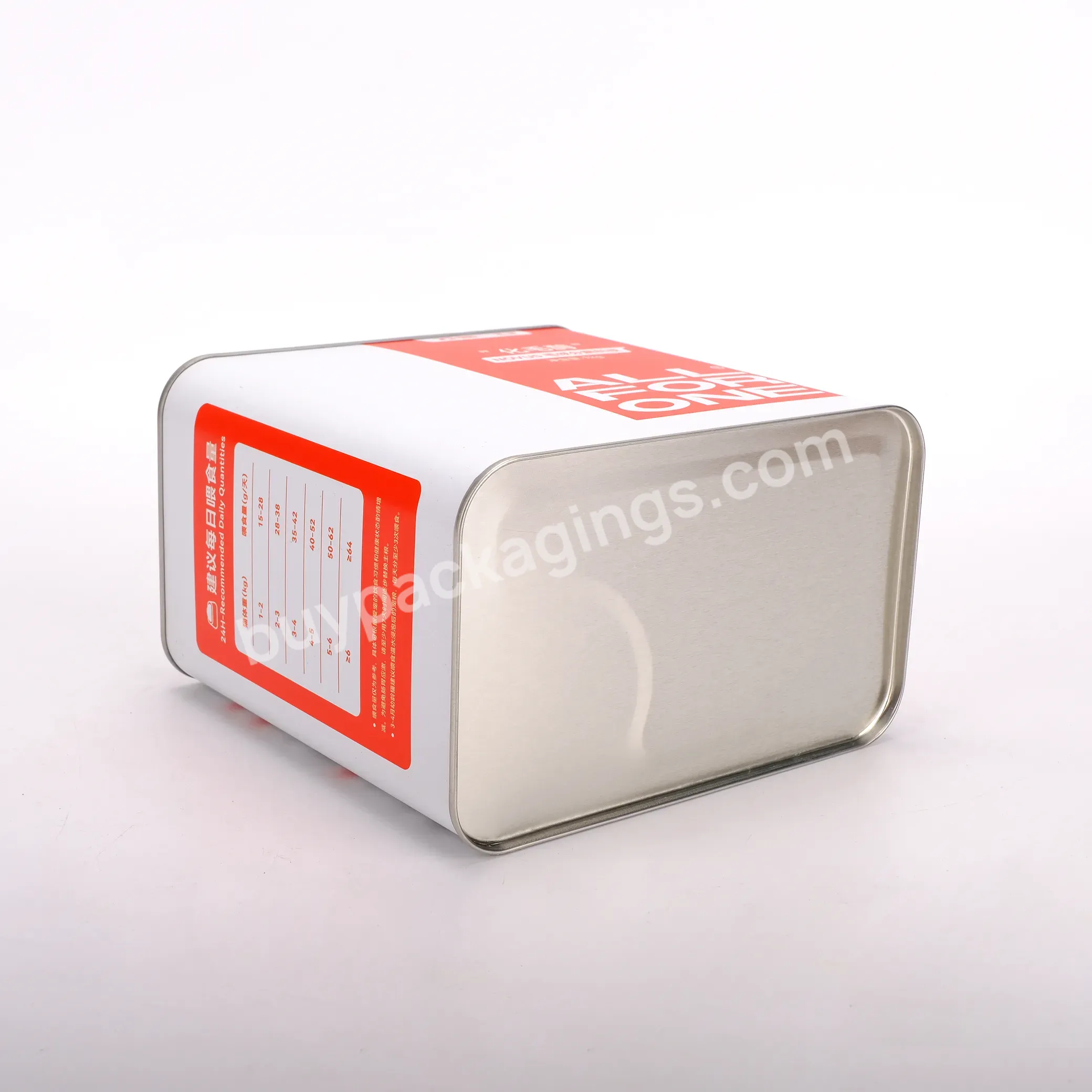 Oil Tin Can Customized Design Tinplate Metal Packaging F-style Square Food Grade Virgin Olive Empty Tin Can With Lids - Buy Square Metal Chemical Tin Cans Screw Top Paint Oil Container Metal Drum Pail Bucket With Lids For Sale,Containerized Water Tre