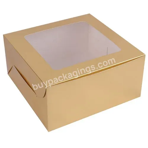 One Piece Brown Bakery Boxes,Cookie Boxes,Natural Kraft Brown Strawberry Boxes With Display Window Food Carton Box - Buy Food Carton Products,Brown Kraft Paper Box,Window Boxes.
