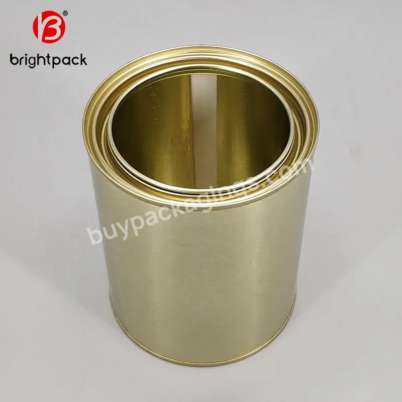 One Pint Metal Tin Round Oil Can With Lid/500ml Tin Cans - Buy Cooking Oil Tins,Metal Packing For Oil,Olive Oil Tin Cans.