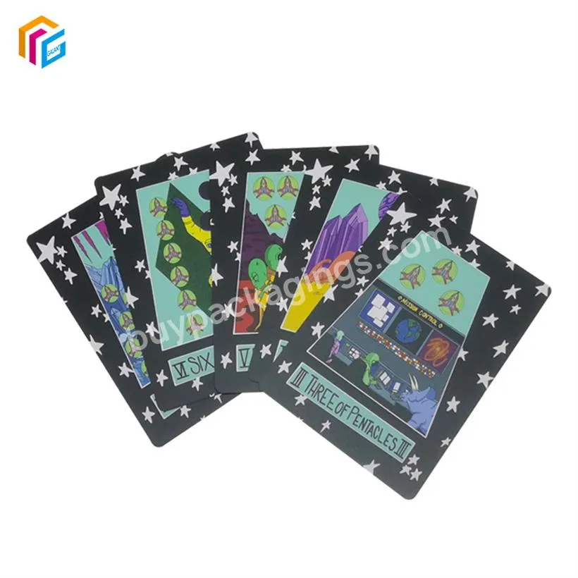 Oracle Designed Tarot Paper Card Playing Cards Manufacturer Wholesale Custom Tarot Custom Size Accepted Coated Paper Gift
