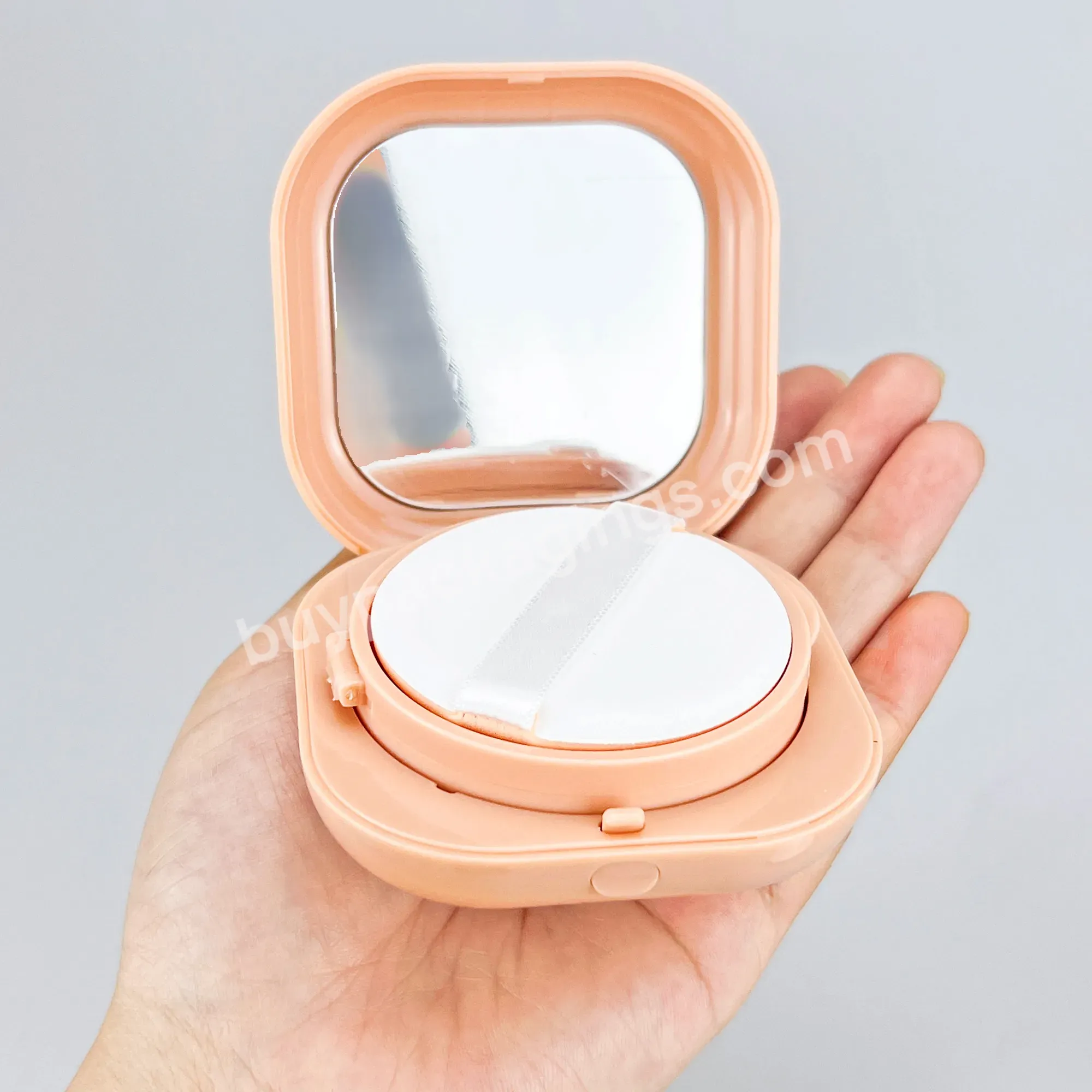 Orange 15g Wholesale Cosmetic Makeup Empty Reusable Foundation Container Packaging Round Air Cushion Bb Cc Cream Compact Case - Buy 15g Empty Air Cushion Powder Case Compact Powder Case Cushion Foundation Case Face Powder Container Pressed Powder Con