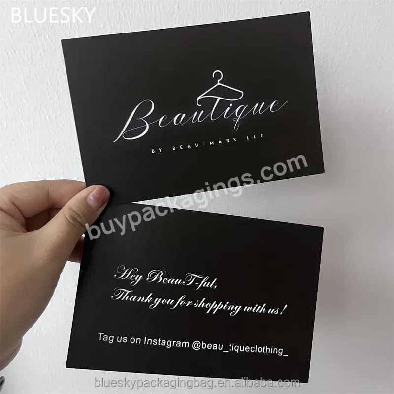 Ordinary Craft Material Wholesale Custom Luxury Cute Fashion Style Standard Size Printed Business Card Thank You Card Care Card - Buy Jewelry Label Tag,Jewelry Tags,Custom Jewelry Tag.