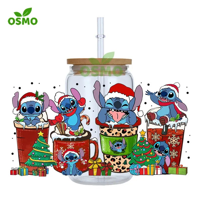 Osmo Wholesale Factoroy Custom Uv Dtf Transfer Cup Wraps  Transfer Wraps for Cups Tumblers Libbey Glass Cans