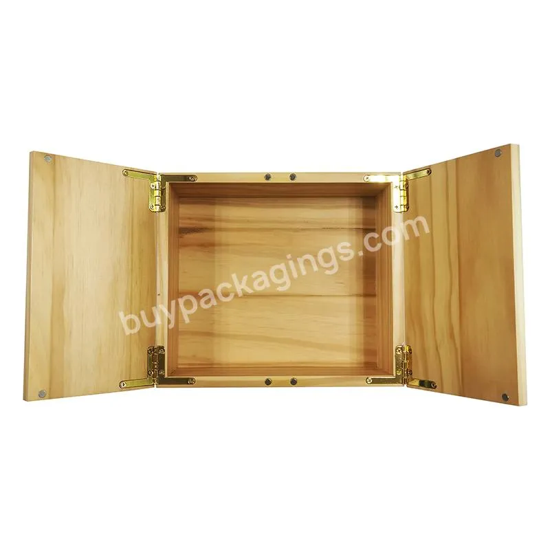 Outstanding Quality Wooden Box double open Packaging Perfume Box Shipping Wood Gift Boxes
