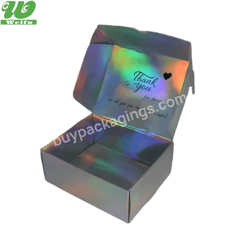 Packaging Boxes Holographic Shipping Box Corrugated Carton Box - Buy Holographic Shipping Box,Corrugated Carton Box,Custom Packaging Box.