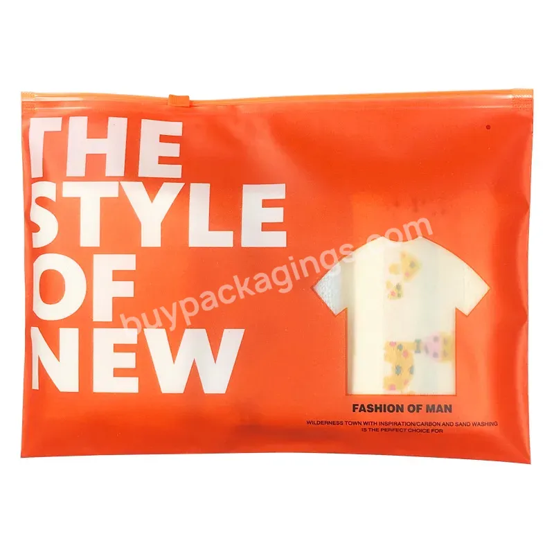 Packaging Plastic Customized Frosted Zipper Bag Custom Printing Zipper Bag For Clothes - Buy Custom Printing Zipper Bag For Clothes,Zipper Bag,Zipper Bag For Clothes.