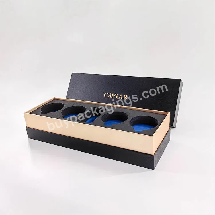 Packaging Supplies Custom Printing Logo Excellent Food Box Caviar Packaging Box - Buy Retail Manufacturer Customized Print Excellent Black Paper Boxes Caviar Package,China Manufacturer Wholesale Custom Logo Fashion Unique Design Paper Boxes Caviar Gi