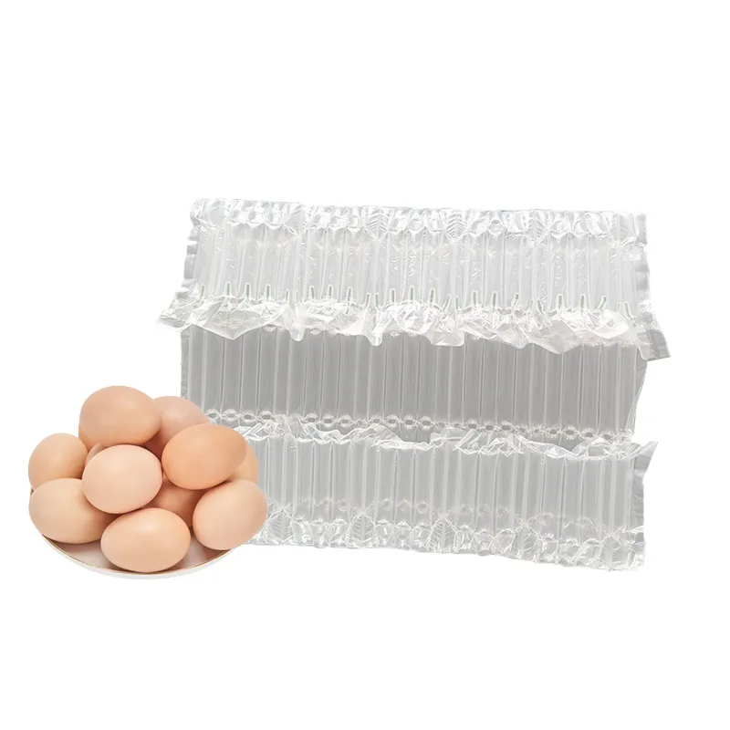 Packing air bubble film protect travel manufacturer wine inflatable air column bag packaging for fruit duck eggs milk powder