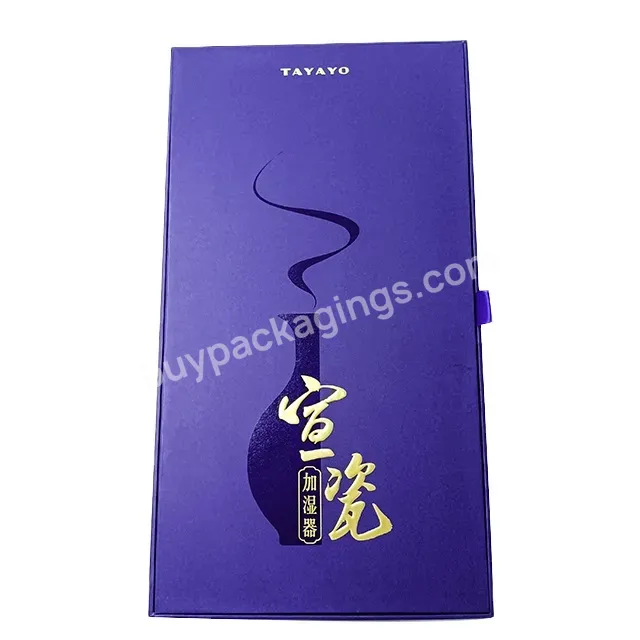 Packing Box For Ceramic Humidifier 140g Special Paper Rectangular Box With Sport Uv Cmyk Printing Epe Foam Tray - Buy Luxury Humidifier Packing Box Cmyk Printing,Packing Box With Epe Foam Tray,Packing Box For Ceramic Humidifier Sport Uv.