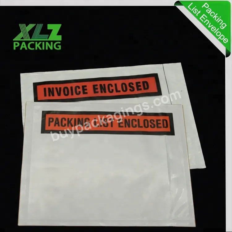 Packing List Envelopes Invoice Enclosed Slip Pouch Self Adhesive Shipping Label Pouch Airway Bill Packing Envelope - Buy Buy Packing List Envelopes,Invoice Enclosed Slip Pouch,Airway Bill Packing Envelope.