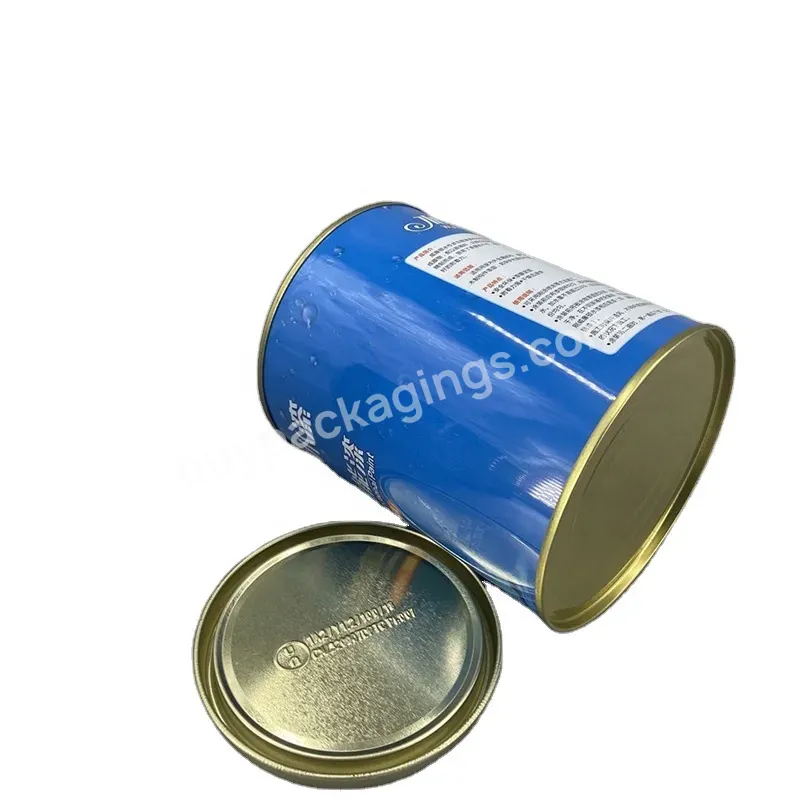 Paint Tin Can,Quart Tin Can Plain Color For Oil-based Paint Storage,1l Paint Tinplate Can - Buy Quart Tin Can Plain Color For Oil-based Paint Storage,1l Paint Tinplate Can,Paint Tin Can.
