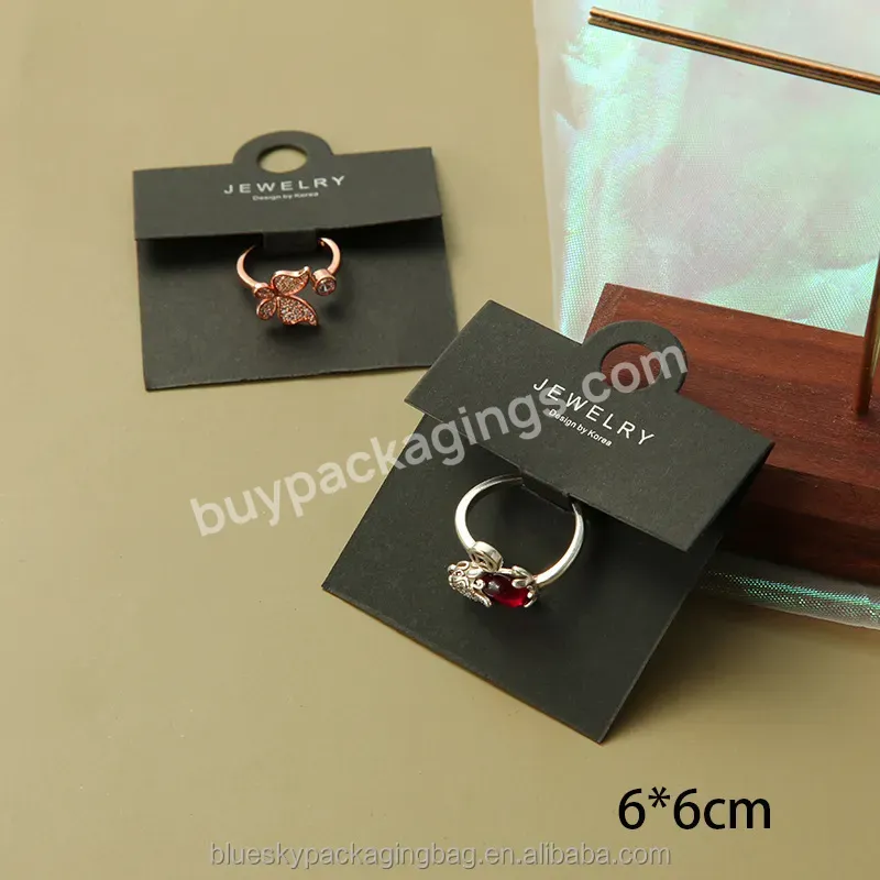 Paper Jewelry Display Stand Cards Earring Showcase Organizer Packaging Small Earring And Ring Hang Tag - Buy Jewelry Packaging Card,Earring And Ring Hangtag,Custom Jewelry Paper Hangtags With Logo.