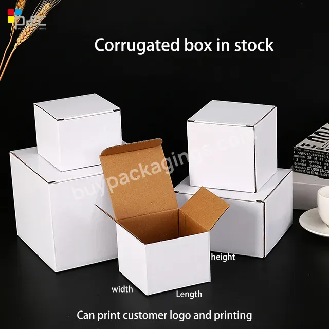 P&c 3 Layer Corrugated Paper White Box Custom Packaging Corrugated Paper Box - Buy Corrugated Paper Box,Corrugated Packaging Boxes,Custom Printing Corrugated Box.