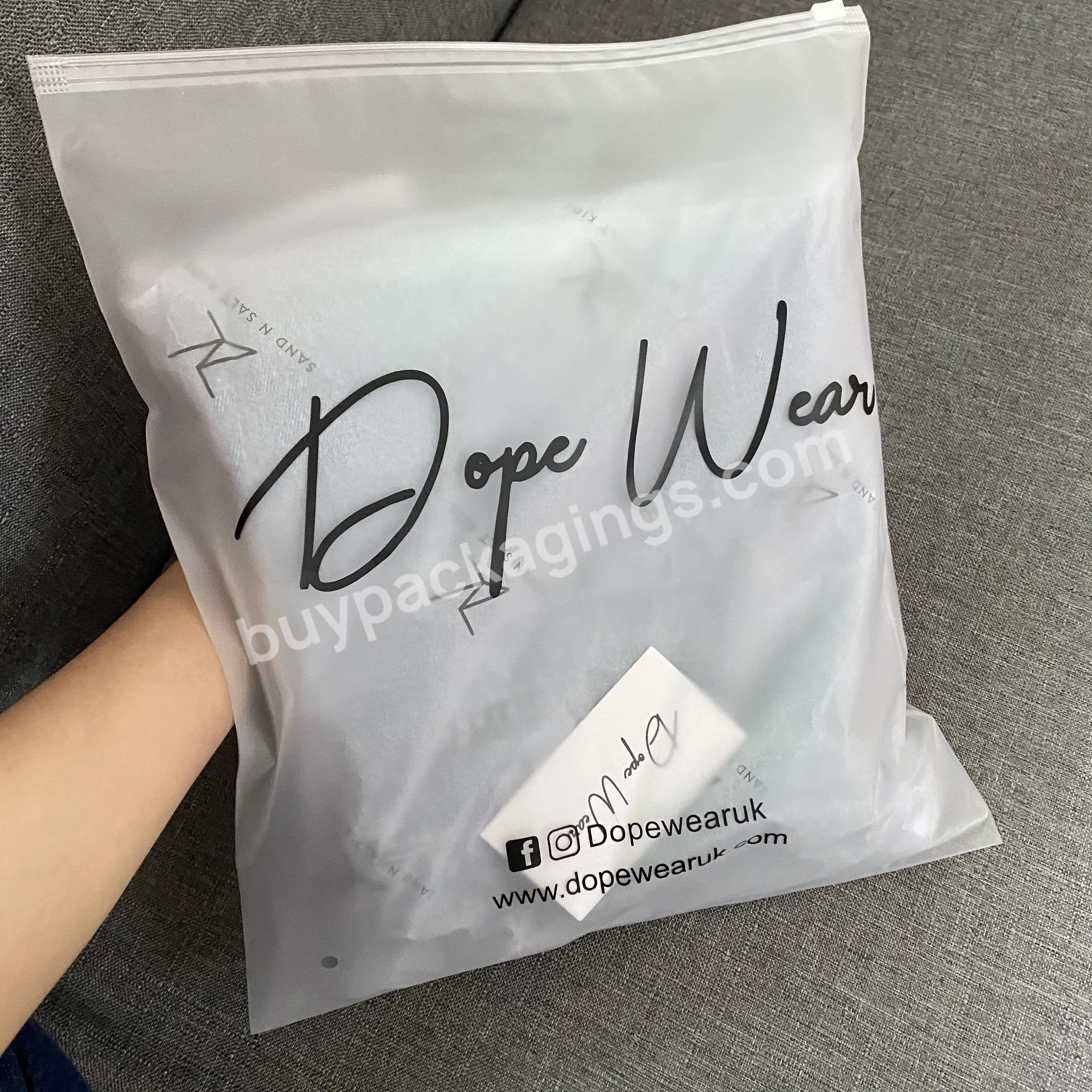 Pe Custom Printed Logo Packaging Bags For Storage Hair Accessories Hair Bands Frosted Zipper Bags - Buy Printed Logo Packaging Bags,Hair Bands Frosted Zipper Bags,Zipper Bags.
