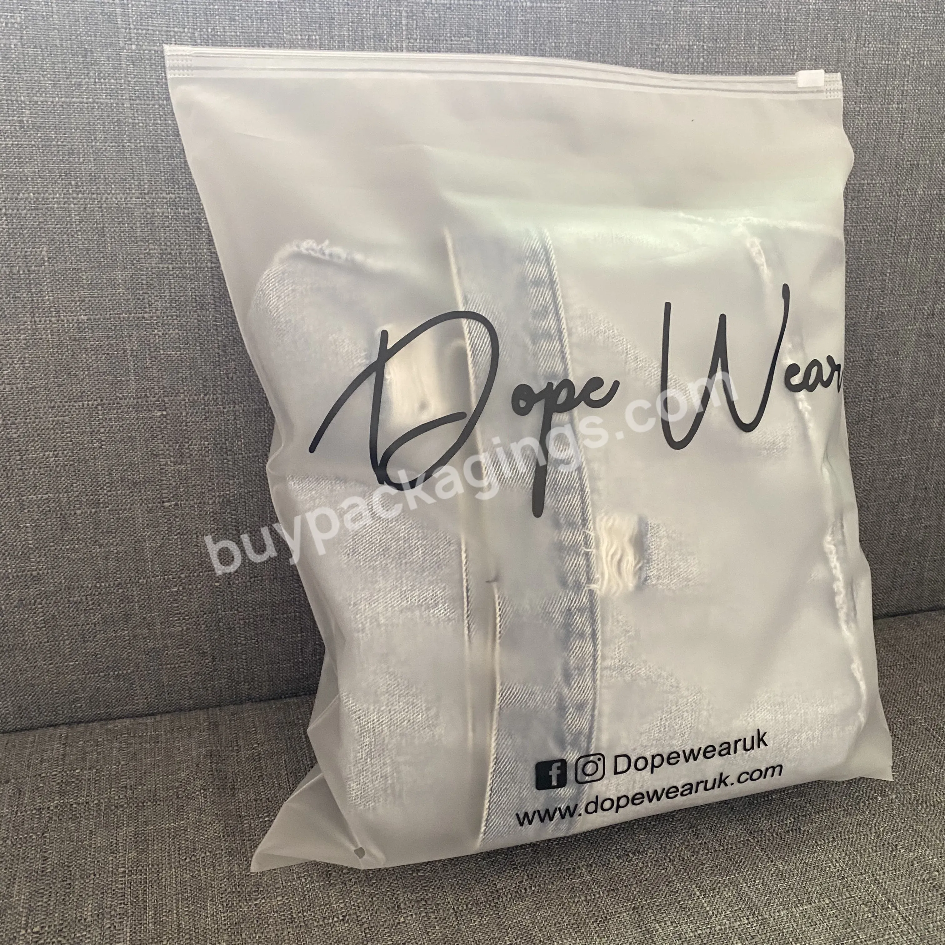 Pe Custom Printed Logo Packaging Bags For Storage Hair Accessories Hair Bands Frosted Zipper Bags - Buy Printed Logo Packaging Bags,Hair Bands Frosted Zipper Bags,Zipper Bags.