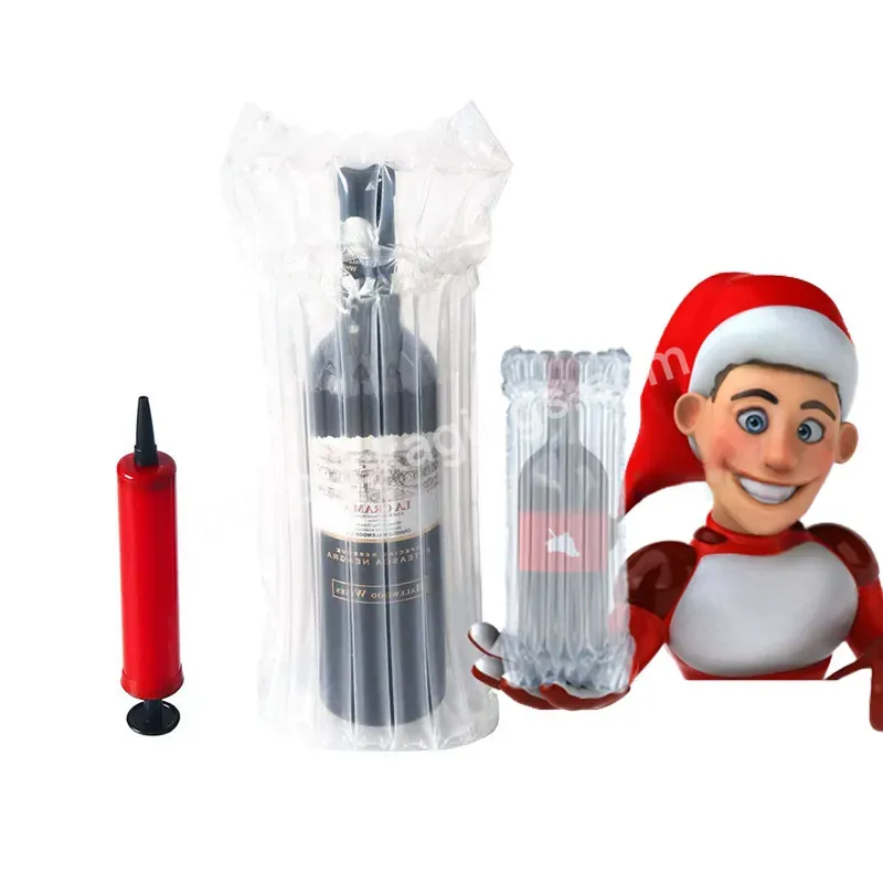 Pe Made Shock Proof Pressure Resistant Inflatable Cushioning Wrap Air Column Bag - Buy Air Column Bag Inflatable Packaging,Wrap Goods Wine Bottle Air Bubble,Bubble Packaging.