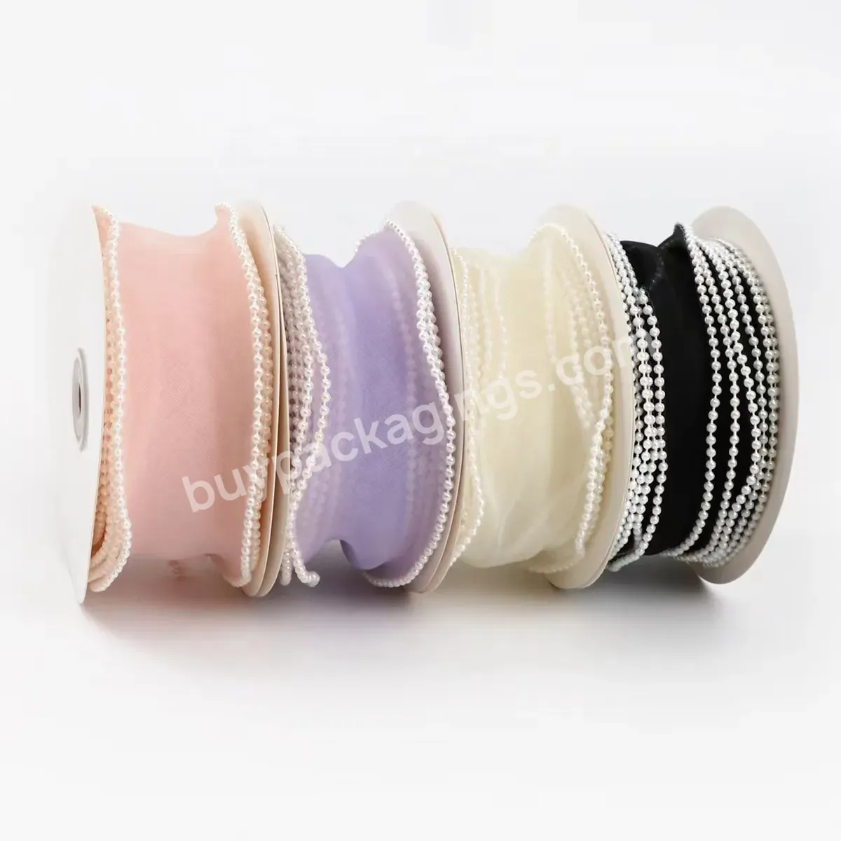 Pearl Fishtail Ribbon Floral Ribbons Custom Flower Packaging Materials Flower Bouquet Gift Boxes Ribbons - Buy Pearl Fishtail Ribbon,Floral Ribbons Custom Flower Packaging Materials,Pearl Fishtail Ribbon Floral Ribbons Custom Flower Packaging Materia