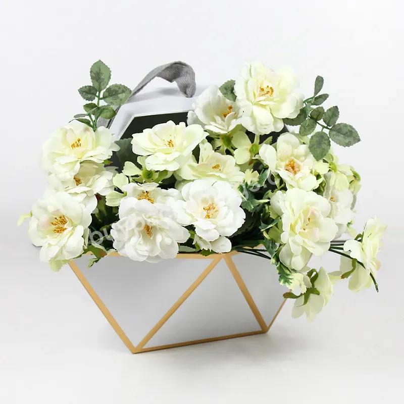 Pentagonal Shaped Paper Box Marble Pattern Printed Flower Gift Box For Floral Package - Buy Pentagonal Shaped Paper Box,Marble Pattern Printed Flower Gift Box,Flower Gift Box For Floral Package.