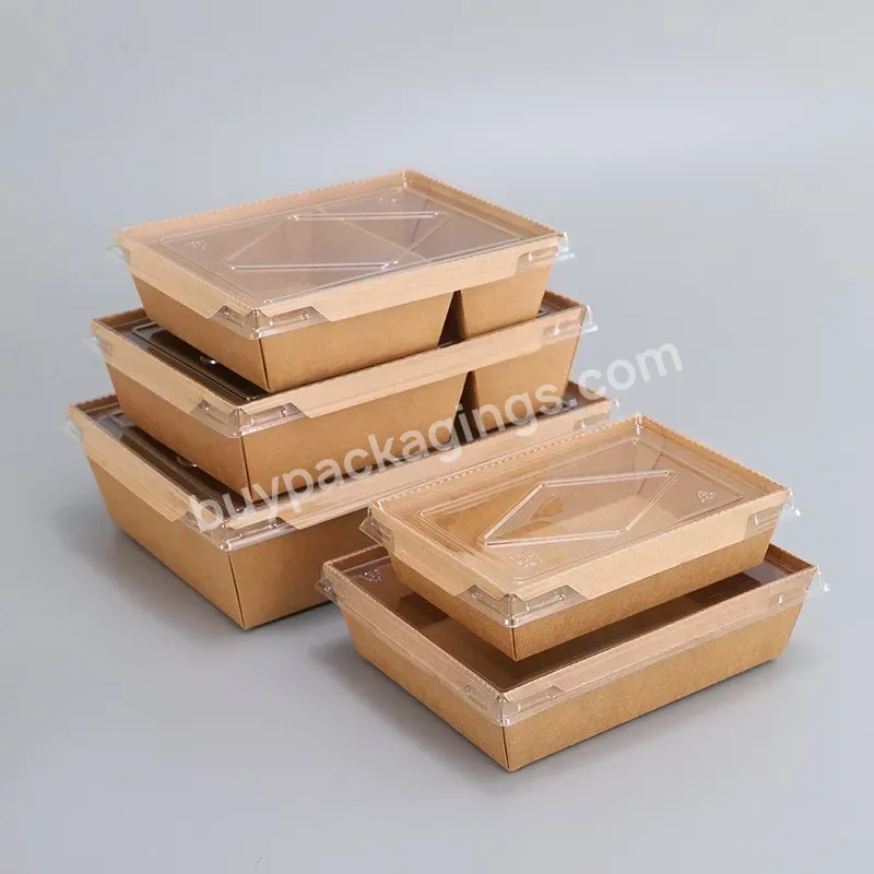 Personalized Food Boxes Coated And Thickened Kraft Salad Box Take Out Paper Meal Boxes - Buy Personalized Food Boxes,Coated And Thickened Kraft Salad Box,Take Out Paper Meal Boxes.