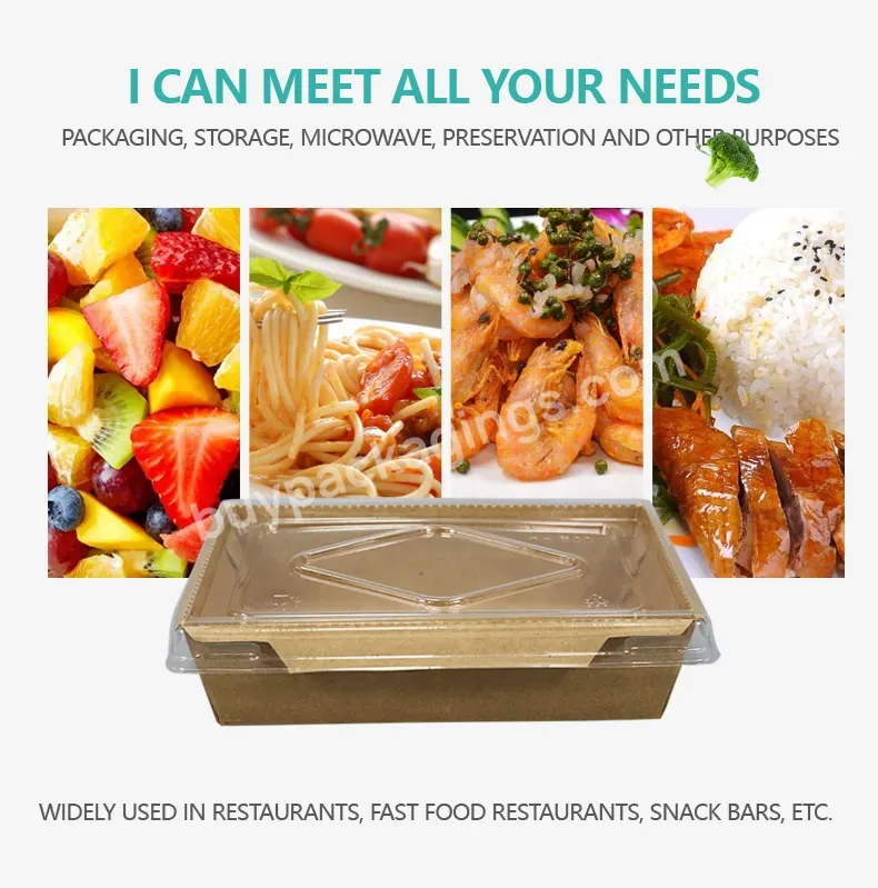 Personalized Food Boxes Coated And Thickened Kraft Salad Box Take Out Paper Meal Boxes - Buy Personalized Food Boxes,Coated And Thickened Kraft Salad Box,Take Out Paper Meal Boxes.