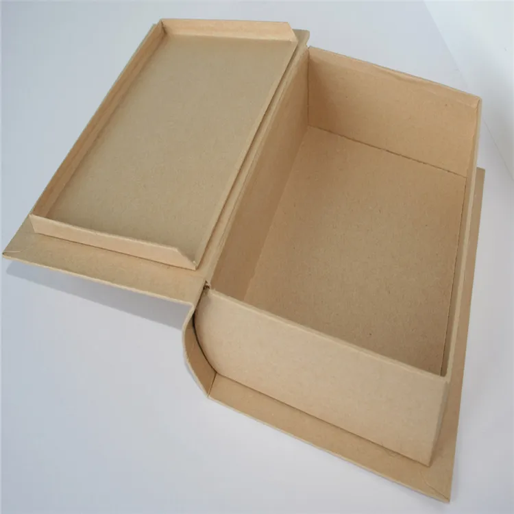 personalized paper storage cardboard book shaped box