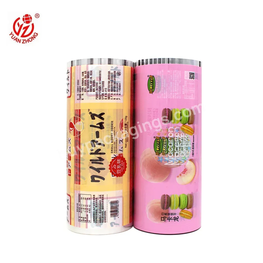 Pet Pe Laminate Printing Pearlized Packaging China Factory Noodles Bread Fruit Roll Up Candy Packaged For Food Bopp Thermal Film - Buy Packaging Film,Laminating Film,Custom Package Film Roll.
