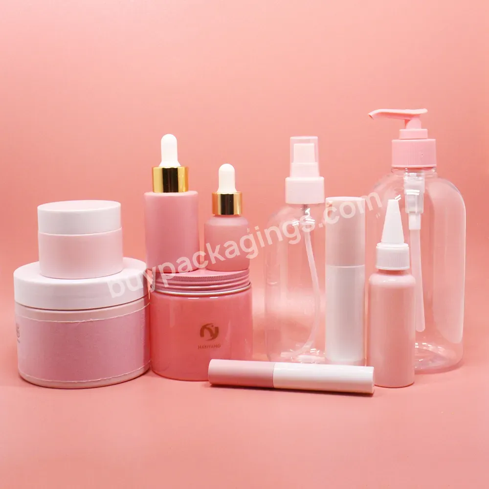Pet Plastic Empty Refillable Container With Lid And Liner Facial Cream Envase Plastico Pet - Buy Cosmetic Amber Jar,Cosmetic Jar Manufacturer,Cosmetic Cream Jar Set.