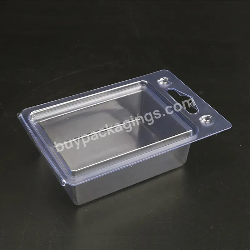 Pet Pvc Pp Plastic Clear Chapstick Lip Balm Blister Tray Clamshell Blister Packaging