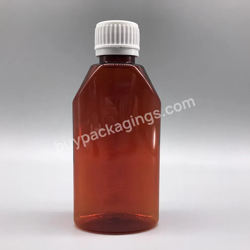 Pharma Packaging Empty 5oz 150ml Flat Plastic Tamper Proof Cap Syrup Bottle For Cough Liquid - Buy 5oz Plastic 150ml Empty Syrup Pet Bottle With Child Proof Cap,Flat 150ml Plastic Maple Syrup Bottle With Cap,150ml Syrup Plastic Bottle With Cap Measuring.