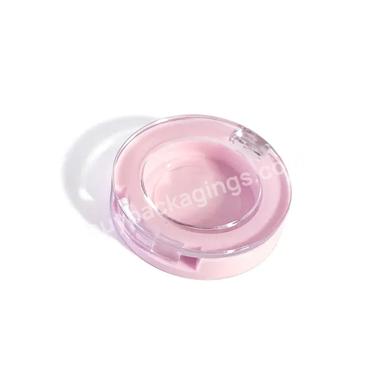 Pink Empty Clear Single Pan Hand Sample Powder Case Blush Compact Case Cosmetic Packaging 5g Custom Glitter Eyeshadow Palette - Buy Make Up 5g Pallet Plastic Glitter Eyeshadow Palette Clear Compact Powder Case,Luxury Square Round Blush Compact Packag