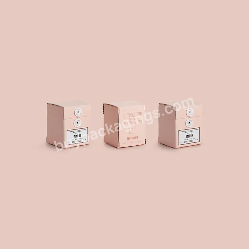 Pink Thick Durable Paperboard String To Tie Boxes Button And String Closure Box With Auto Lock Bottom And A Tuck Top - Buy String With Clip Box,Pull String Sound Box,String Closure Box.
