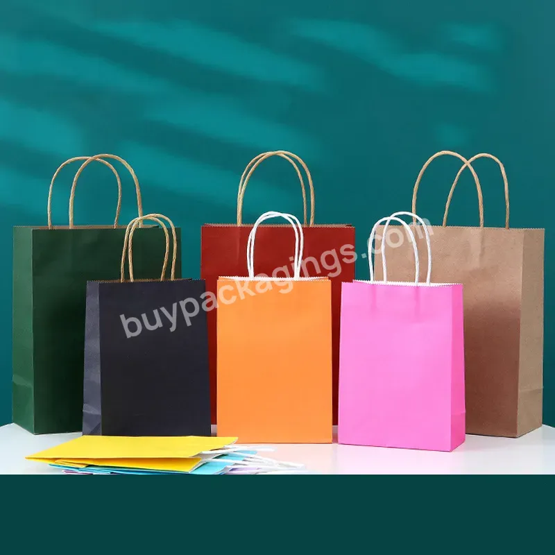 Plain Handbag Carry With Handles Bulk For Packaging Package In Stock Craft Gift Colored Brown Kraft Black Paper Bag - Buy Bag Black Paper Bag Colored Paper Bag Paper Carry Bag Kraft Paper Bags Durable Cheap Handbags,Gift Pack Black Paper Bag Colored