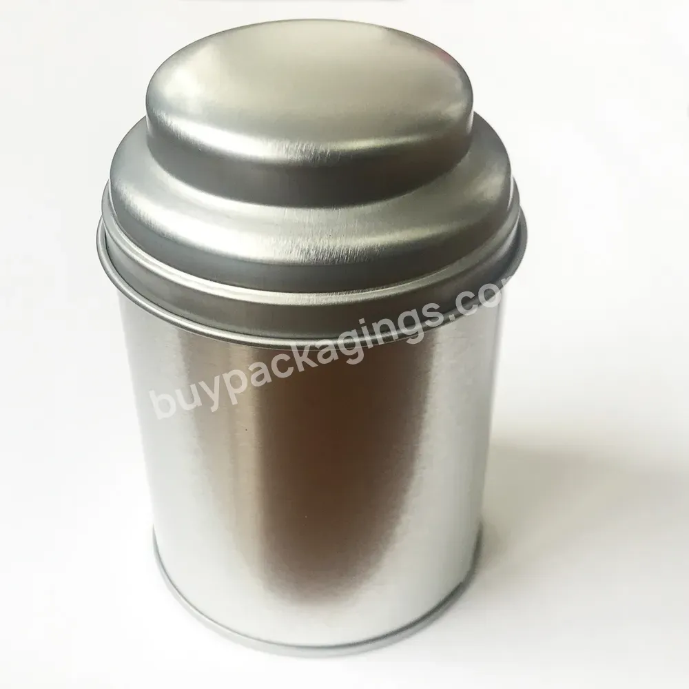 Plain Round Tin Can For Tea Packaging