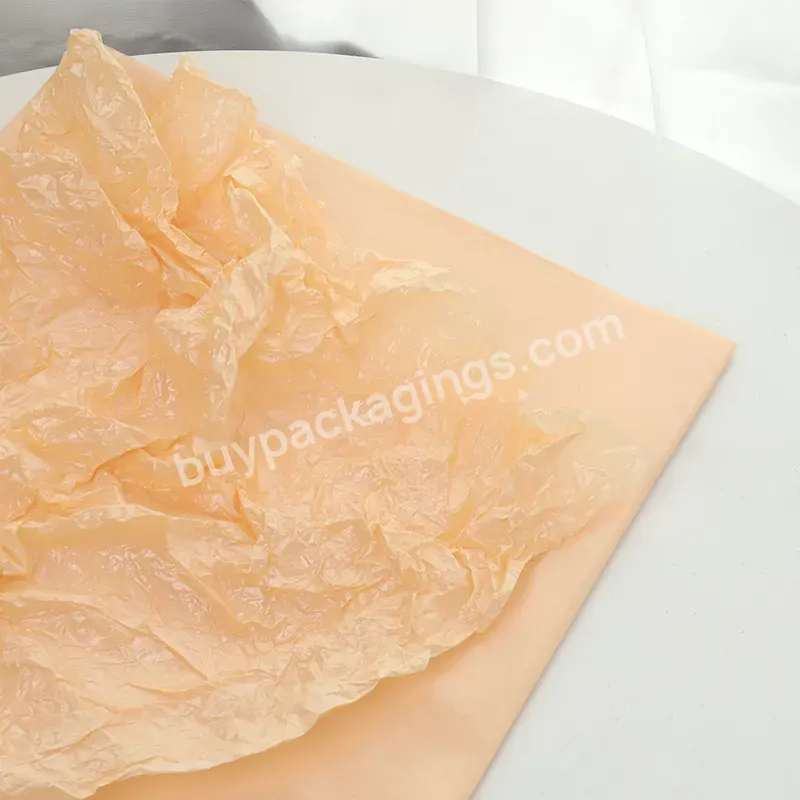 Plain Wrapping Paper Color Tissue Paper Shipment Flower Wrapping Paper For Flower Packaging