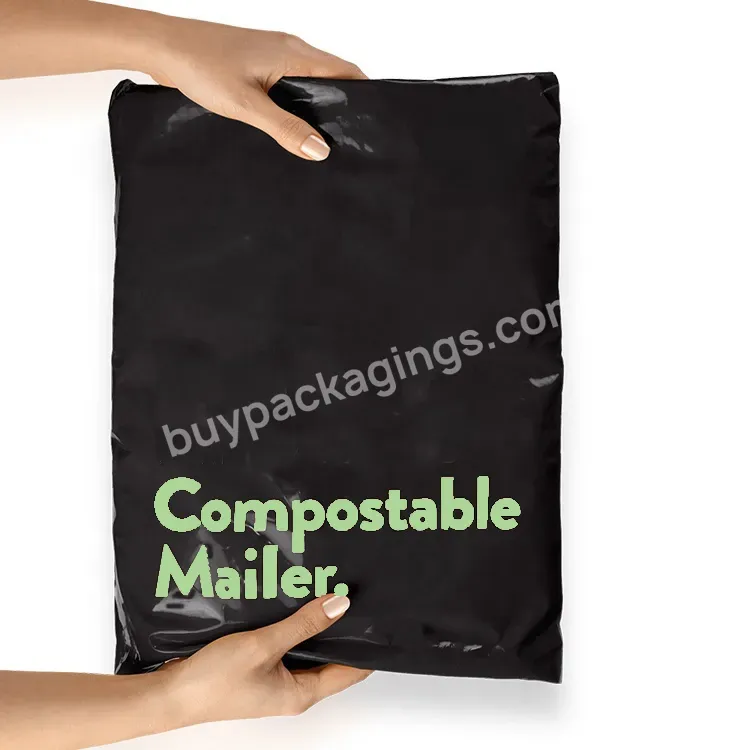 Plant Based Biodegradable Compostable Plastic Postage Clothing Packaging Polymailer Shipping Envelopes Custom Poly Mailing Bags - Buy Plant Based Mailer,Custom Mailing Bags,Custom Polymailer Bag Cornstarch.