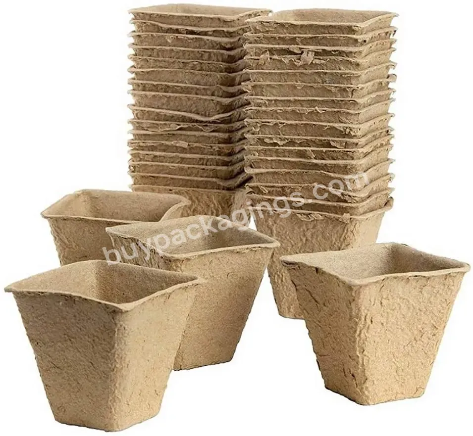 Plant Seeding Pot Seed Starter Tray Seedling Cup Is Degradable And Disposable Can Be Customized Paper Pulp Products Manufacturer - Buy Plant Seeding,Seeding Pot,Cheap Paper Cups.