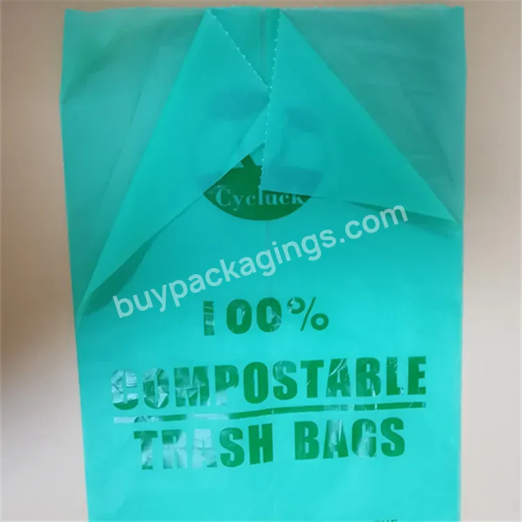 Pla+pbat+cornstarch Material 100% Compostable Flat Bag With Printing Biodegradable Waste Bag - Buy Biodegradable Waste Bag,100% Compostable Flat Bag,Pla+pbat+cornstarch Bag.