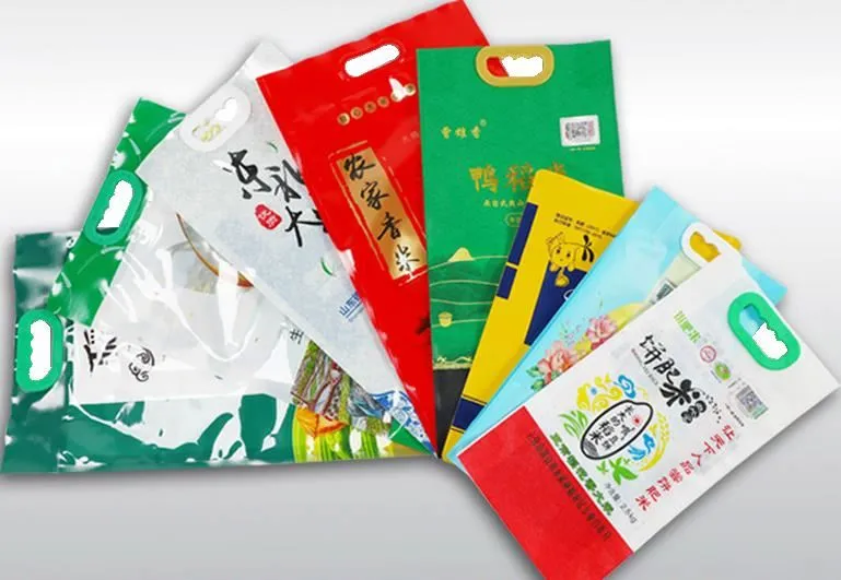 Plastic Bag From Rice Husk Big Pp 1Kg Plastic 5Kg Package Basmati  2.5 25 Kg Rice Sack Bag Rice Boiled In Dubai