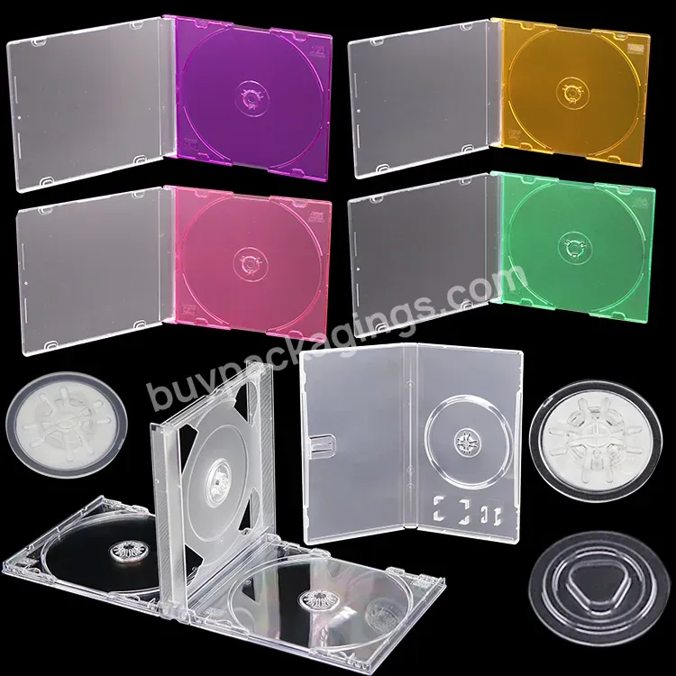 Plastic Cd Storage Box Jewel Case Clear Tray Clear Black Jewel Case Disc Box Single Disc Case Custom Color - Buy Jewel Case Clear Tray,Jewel Case Disc Box,Single Disc Case.
