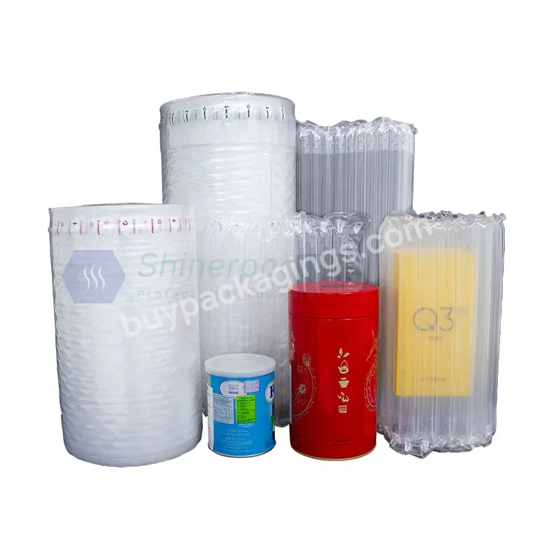 Plastic Co-extrusion Inflatable High Quality Inflatable Plastic Air Column Bag Wrap Roll Packing Manufacture Wholesale - Buy High Quality Inflatable Plastic Air Column Bag Packing Roll,Co-extrusion Film Packaging Material,Environment Protection Bubbl