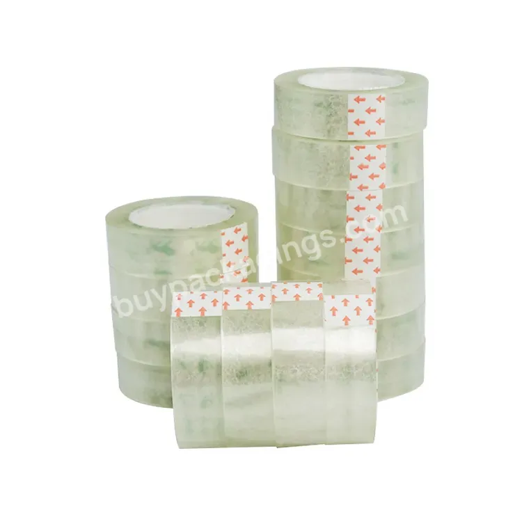 Plastic Core Easy To Tear Student Use For Safety Stationery Tape Office Supplies - Buy Small Colored Stationery Tape,Easy Tear Stationery Tape,Plastic Core Stationery Tape.